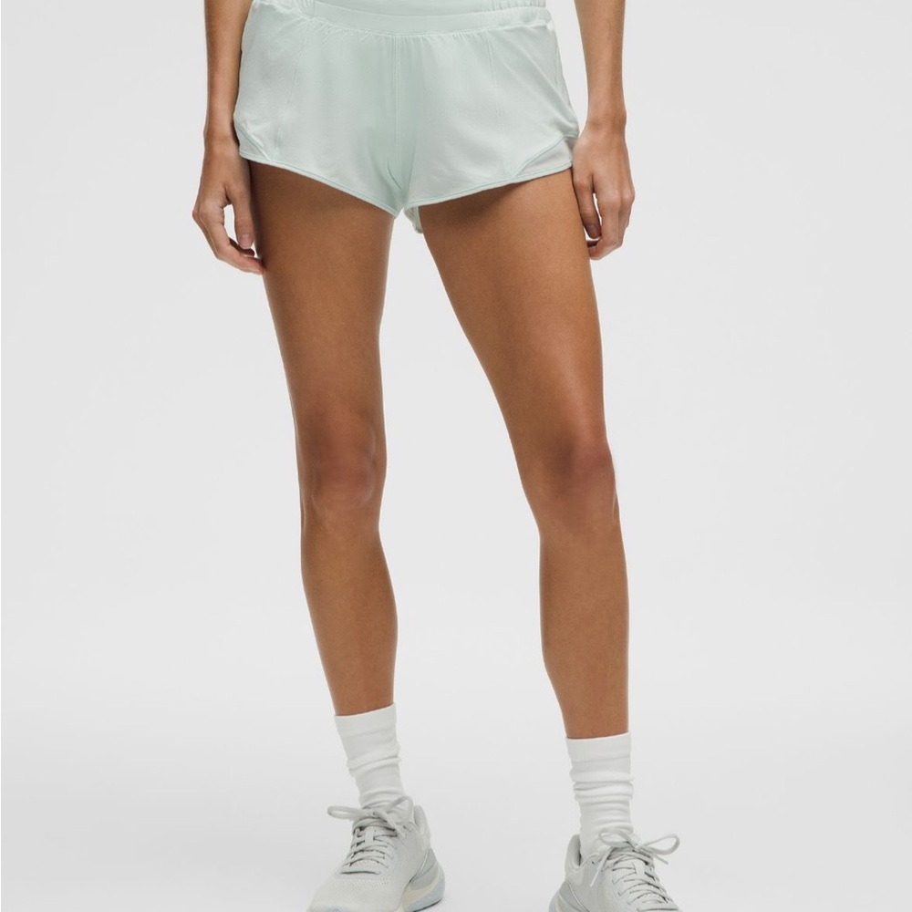 Lululemon Athletica Mint Green Athletic Shorts